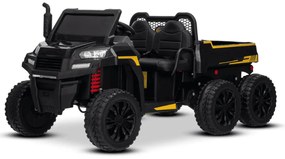 Carro elétrico para crianças RIDER 24V com tração nas quatro rodas (4X 200W), 2 Lugares bateria de lítio, rodas EVA, assento duplo em couro sintético