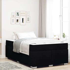 vidaXL Estrutura da Cama Preto 120 x 190 cm tecido