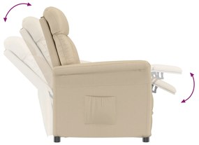 Poltrona Recliner Creme