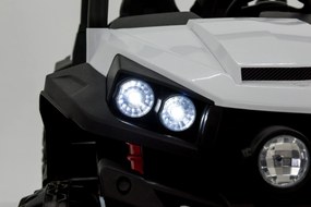 Carro elétrico para crianças Buggy RSX - 2,4 GHz, 24V, 4x4, 2 Lugares em pele, rodas em Borracha, rádio FM, Bluetooth Vermelho