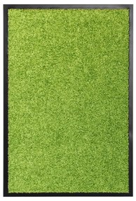 vidaXL Tapete de porta lavável 40x60 cm verde