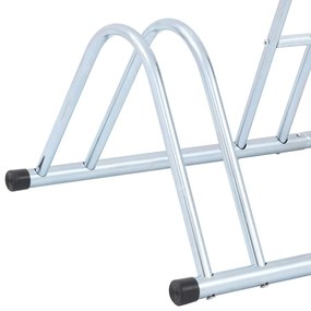Suporte independente para 4 bicicletas aço galvanizado