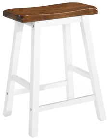 Conjunto mesa e bancos de bar 3 pcs madeira maciça