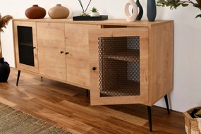 Console Wire – Oak – 180 cm x 81 cm x 41 cm
