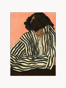 Póster Serene Stripes de Hanna Peterson x The Póster Club