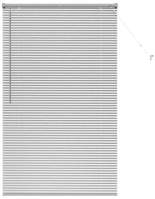Persiana de Janela com cortinas Outros Manual Prata 105 x 175 cm Alumí