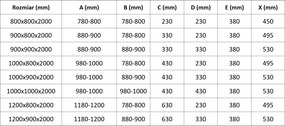 Mexen Exo-S Duo cabine de duche semicircular assimétrica de correr 100 x 80 cm, transparente, cromada - 8132-100-080-01-00