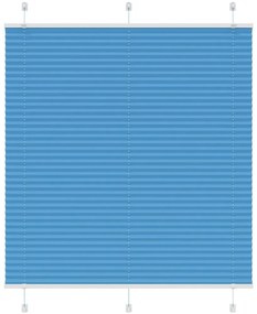Plissado Cego Azul 115x150 cm Largura Tecido 114,4 cm Poliéster