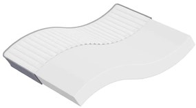 vidaXL Colchão de espuma médio suave 140x200 cm