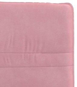 Cadeiras de jantar 6 pcs veludo rosa