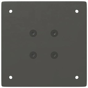 Pés de mesa de console 4 peças antracite 72-74 cm aço