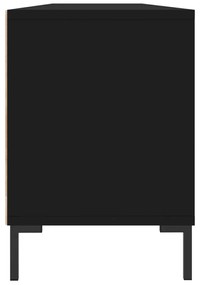 Móvel de TV 150x30x44,5 cm derivados de madeira preto
