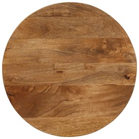 vidaXL Tampo de mesa redondo Ø50x3,8cm madeira de mangueira maciça