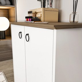Console Nuanse – Branco Nogueira – 72x83,1x42 cm