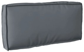 vidaXL Almofada Antracite 80 x 40 x 12 cm Tecido Oxford