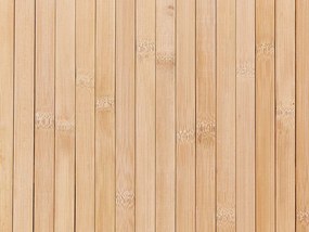 Cesto em madeira de bambu castanha clara e branca 60 cm MATARA Beliani