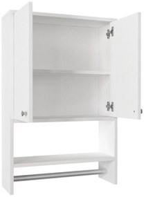 Armário de Casa de Banho Vira – Branco – 59,3x90x19,5 cm | Tribo Home