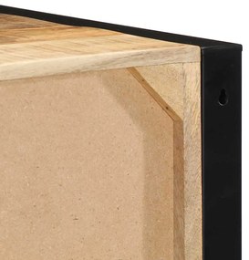 Mesa de cabeceira 40x35x25 cm madeira maciça manga áspera