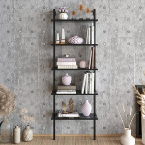 Estante Piante – Preto – 60 cm x 174 cm x 22 cm
