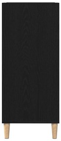 Armário de Gravação vidaXL Preto Carvalho 84,5x38x89 cm Madeira Deriva