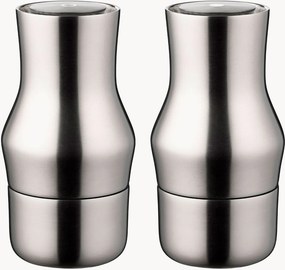 Moinhos de sal e pimenta em aço inoxidável Dorotea, conjunto de 2