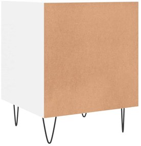 Mesa cabeceira 40x40x50 cm derivados de madeira branco