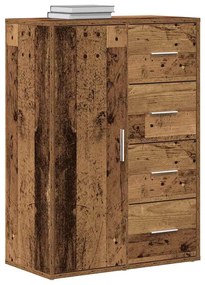 Sideboard vidaXL Madeira Velha 60x31x84 cm Madeira de Engenharia