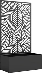 Outsunny Canteiro Elevado de Metal com Treliça para Plantas Trepadeiras Independente ou para Montagem na Parede | Aosom Portugal