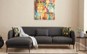 Sofá-Cama de Canto Venus – Antracite – 265x80x163 cm