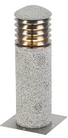 Candeeiro de pé moderno para exterior granito 40 cm - Happy Moderno
