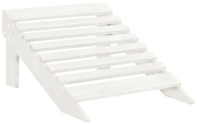 Cadeira de jardim &amp; otomano Adirondack 2 lugares abeto branco