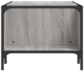Mesa de centro c/ prateleira derivados madeira cinzento sonoma
