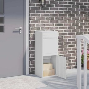 Caixa para entrega de pacotes Branco 41 x 38 x 103 cm Aço