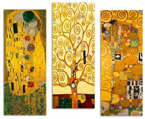 Quadro Decorativo MDF0067 – Multicolor – 20 x 50 cm (3 Peças)