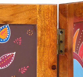 Divisor de Ambiente 3 Painéis Castanho Mel 35x1.5x160 cm Madeira Sólid