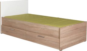 Estrutura de Cama com Gavetas "Prime" - 90x190 cm - Carvalho Sonoma e