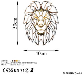 Acessório Decorativo de Parede Bys-130 – Multicolor – 40x50 cm