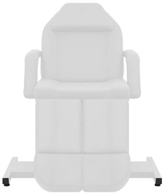 Cadeira de esteticista couro artificial 180x62x78 cm branco