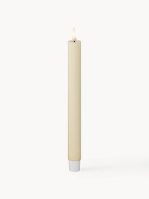 Velas LED artesanais Real Flame, Alt 24 cm, conjunto de 2