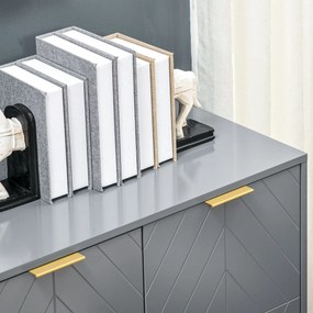 Armário Moderno – Modelo Oslo – 120x40x76 – Armazenamento Vertical – B