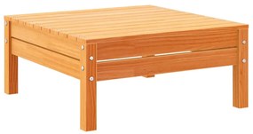 9pcs conj. sofás jardim c/ almofadões pinho maciço castanho mel