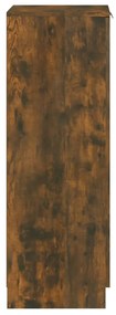 Sapateira 30x35x100 cm derivados de madeira carvalho fumado