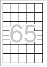 Etiquetas Autocolantes 38x21,2mm 100 Fls Multi3