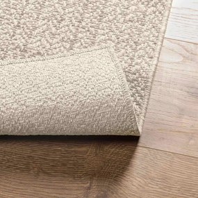 Tapete ZIZUR creme 80x150cm aspeto de juta interior e exterior