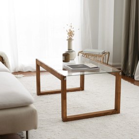 Mesa de Centro Via – Madeira – 85x40x55 cm