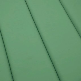 Almofadão p/ espreguiçadeira 200x70x3 cm tecido oxford verde