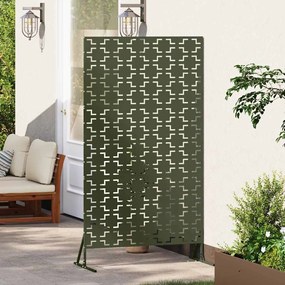Tela de Privacidade Verde Azeitona 100x50x180 cm de Aço