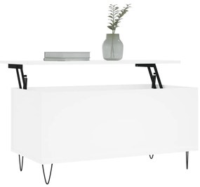 Mesa de centro 90x44,5x45 cm derivados de madeira branco