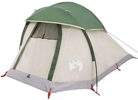 Tenda de campismo cúpula para 1 pessoa impermeável verde