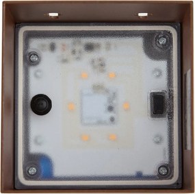 Candeeiro de Parede Exterior Castanho Ferrugem Incl. LED 2-Luzes IP65 Solar - Charlene